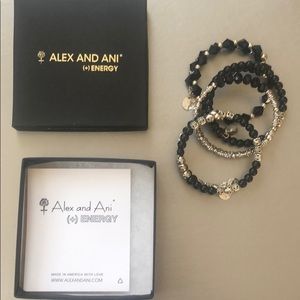 4 Alex and Ani Bracelet Set